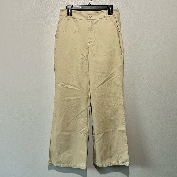 SIXTY SIX- NEW Beige Khaki Straight Leg Pants Size 7 - Picture 1 of 4